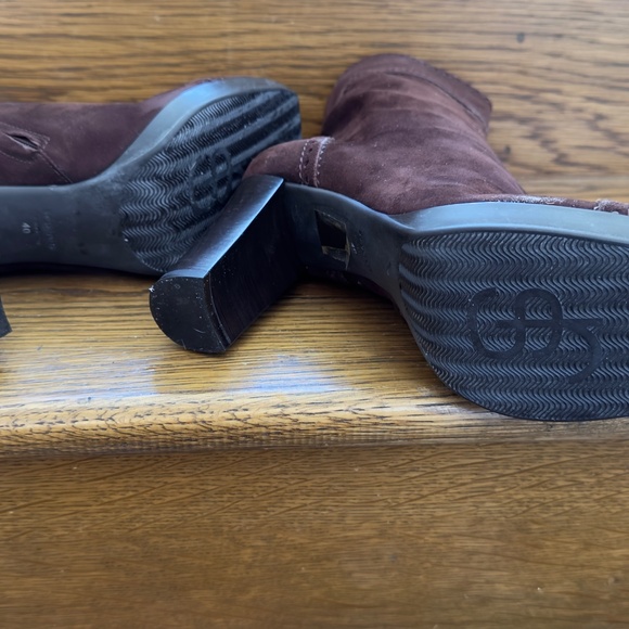 Sergio Rossi Brown Ankle Boots - Picture 9 of 9